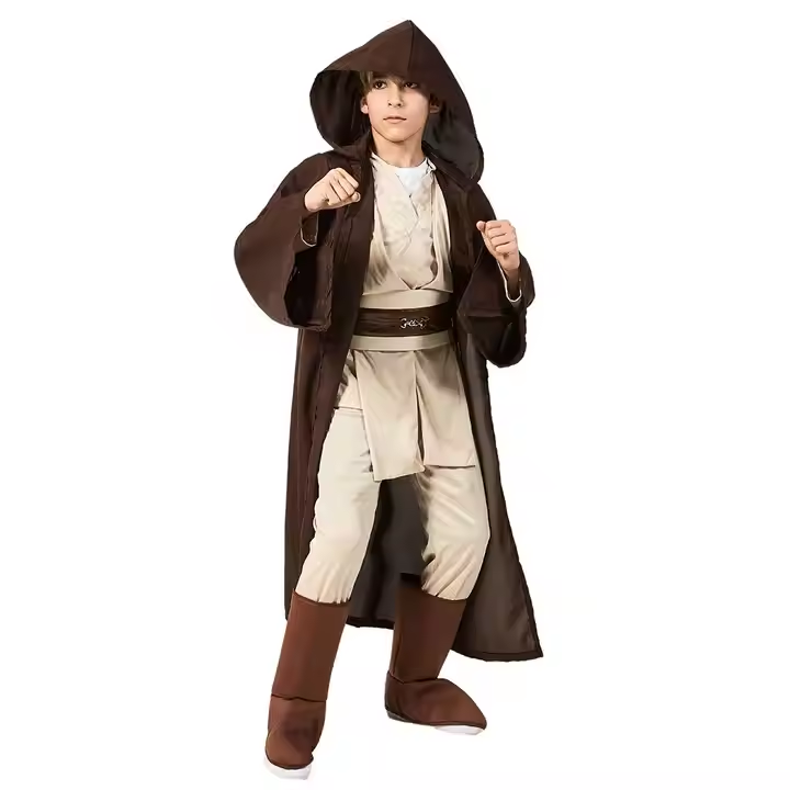 Factory direct sales of new movie character role Playing Jedi knight costumes for Halloween stage performances for boys2